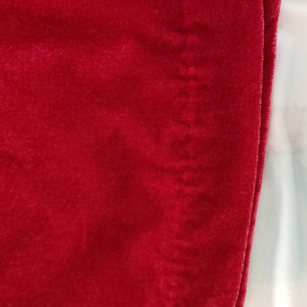 Anthropologie Monte Raspberry Velvet Mini Skirt - Picture 14 of 16